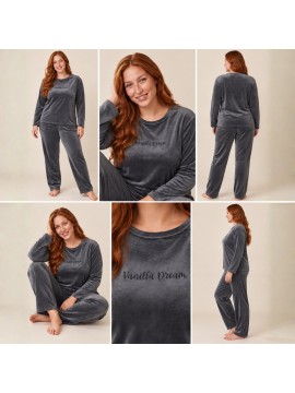 „Grey Elegance“ дамска макси пижама 