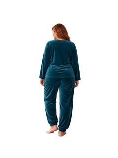 „Teal Morning“ дамска макси пижама