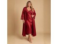 „Ruby Lace“ дамски сатенен комплект от 2 части