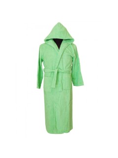 Юношески халат с качулка SOFTNESS GREEN – 100% Памук