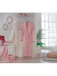 Сет халат и кърпи Lavander от 6 части
